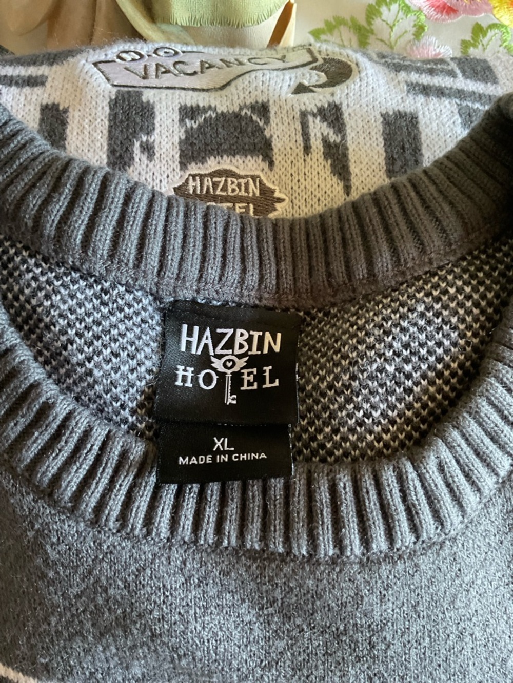 Hazbin Hotel Alastor Intarsia Knit Sweater - Picture 6 of 7